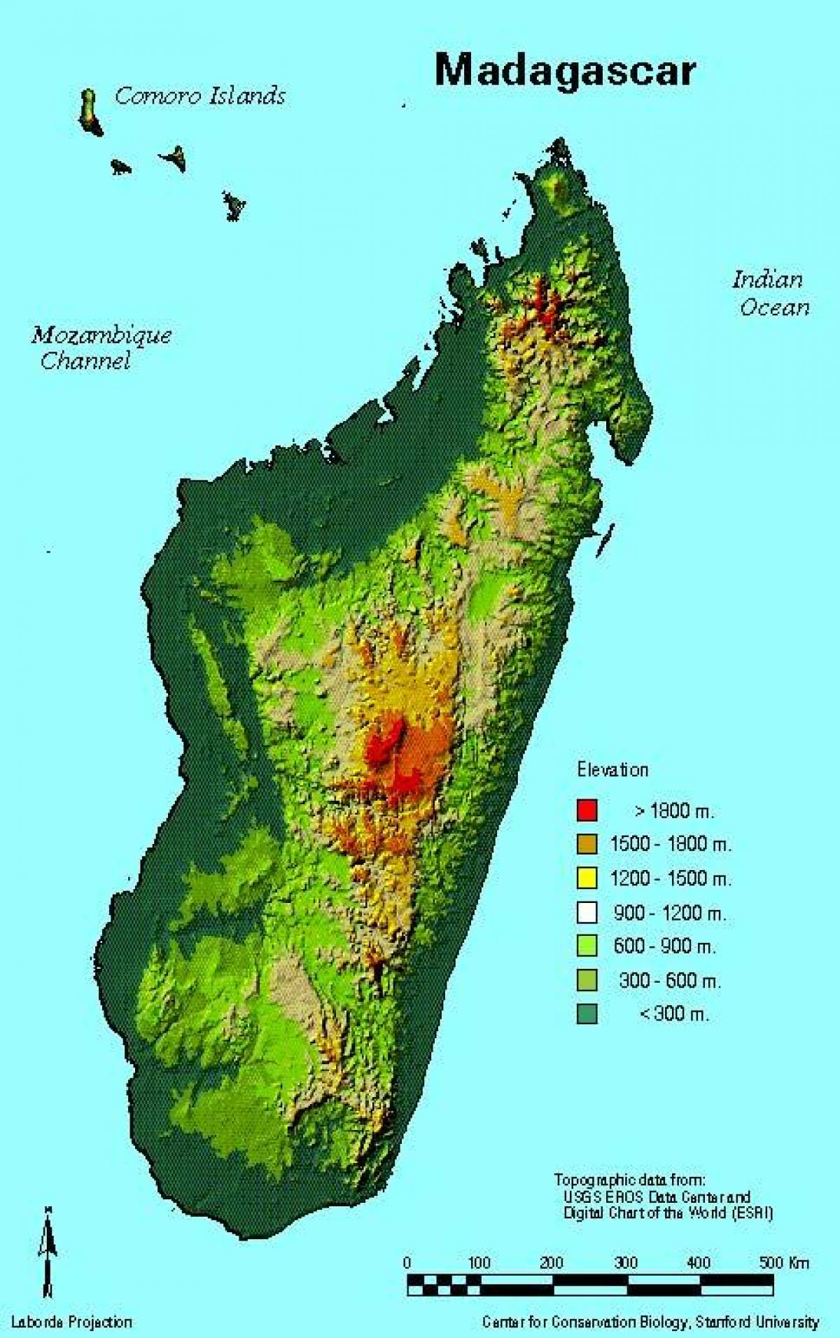 ಮ್ಯಾಪ್ ಆಫ್ ಮಡಗಾಸ್ಕರ್ ಭೂಗೋಳ